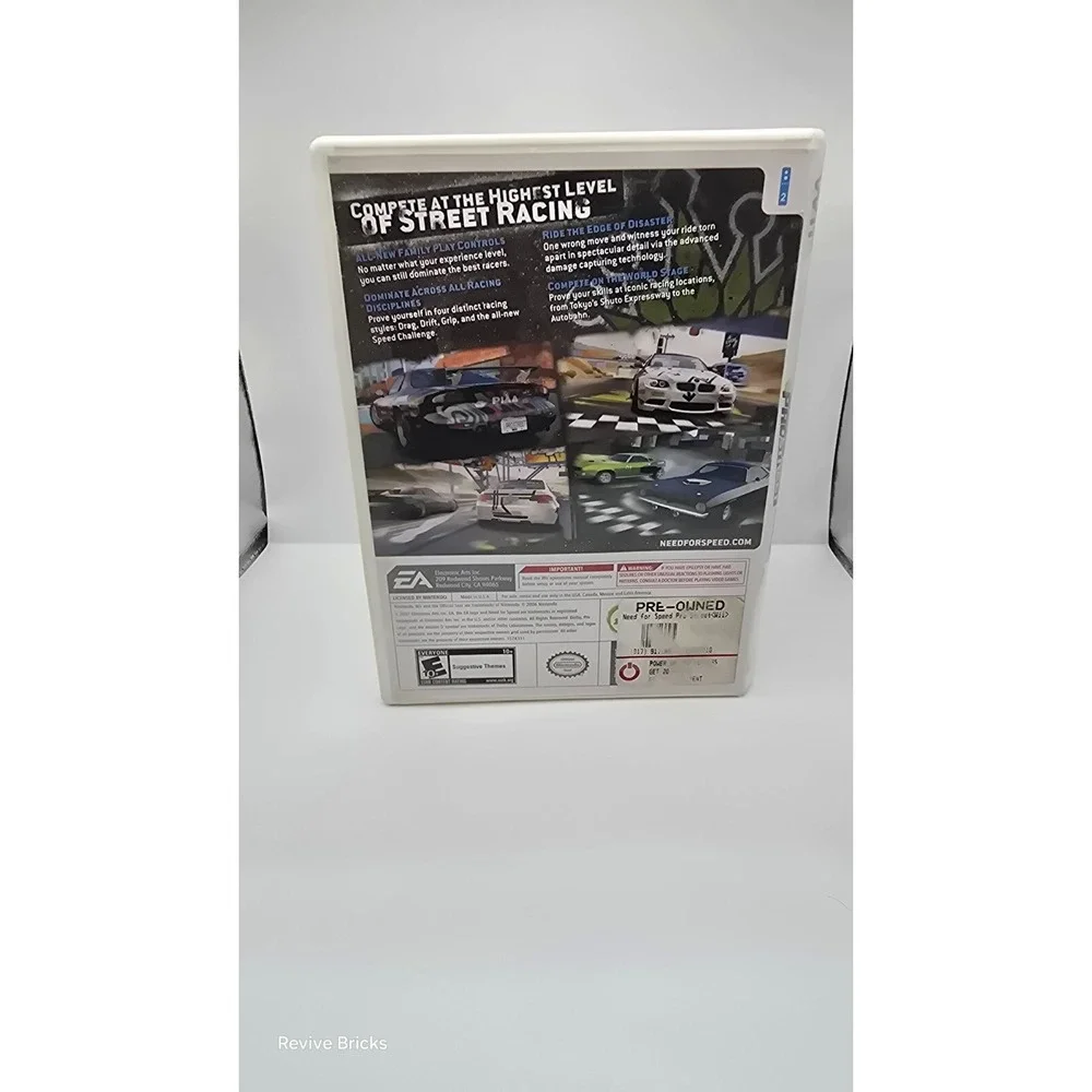 Sealed Need for Speed ProStreet (Nintendo Wii, 2007) CIB Complete Tested Working